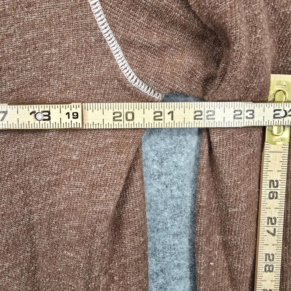 BDG Basic Layer Tee Men 2 Extra Large Brown Long … - image 4