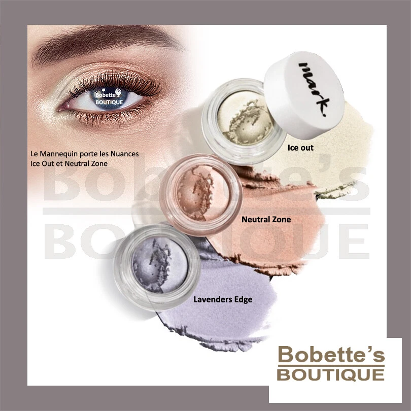 OMBRE à PAUPIÈRES ENCRE Métallisée Très Longue Tenue AVON MARK