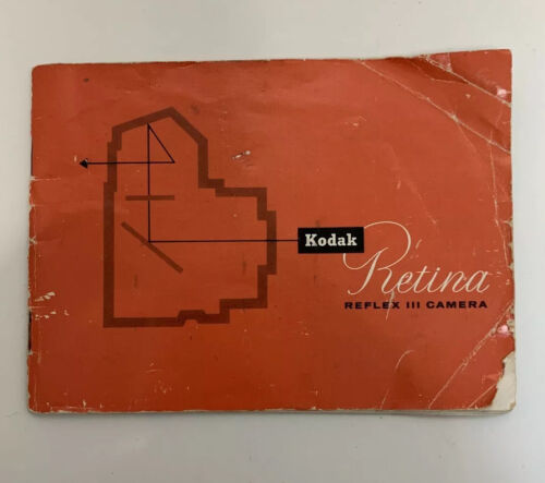 Kodak Retina Reflex III Camera Instruction Manila Book English 30 Pages - 第 1/3 張圖片