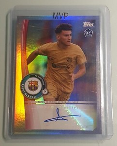 Fabio Blanco Autograph Topps FC Barcelona 2022