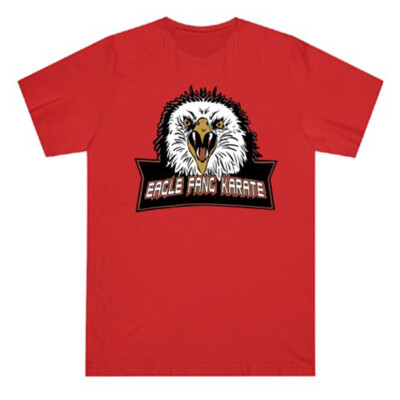 Eagle Fang Karate Kid Cobra Kai Men's Red Size S to 5XL