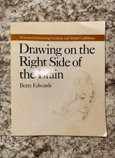 1979 DRAWING ON THE RIGHT SIDE OF THE BRAIN BOOK BY BETTY EDWARDS