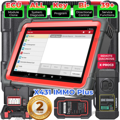 2026 LAUNCH X431 IMMO PLUS PAD VII Key Programming Car Diagnostic Tool ECU Clone