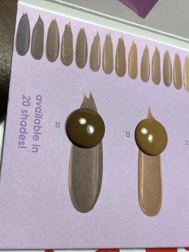 NEW 3x Sephora Collection Clean Glowing Skin Foundation Sample Card - Image 3 of 4