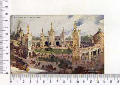 12301)CP Orig. 25.4.1906 ''Cart.Uff. Milan 1906'' MI for Acquanegna sul Chiese MN