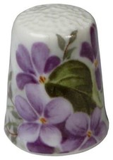 Fingerhut Veilchen Porzellan neu