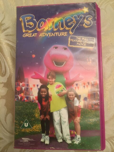 Barney's Great Adventure The Movie VHS 1998 Cert U Polygram Video PAL ...
