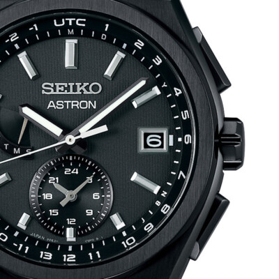 Seiko Astron NEXTER SBXY087 Black Titanium Radio Solar Analog Men