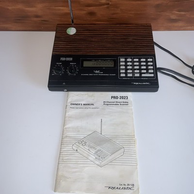 Realistic PRO-2023 20 Channel Direct Entry Programmable Scanner Model 20-128