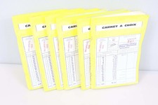 6 CARNETS TIMBRES NOMBREUX PAYS D'AFRIQUE OBLITÉRÉS: COMORES/HAUTE VOLTA/MALI...