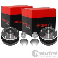 2X Metzger RADLAGER-SATZ Hinten Passend FÜR Alfa Romeo 147 156 GT Links+Rechts
