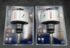 2 Pack Bosch Recessed Lighting Installation Kit 3-1/8" Bi-Metal Hole Saw #RLKBC