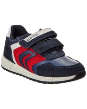 Geox Alben Leather-Trim Sneaker 34 Eu 3 Little Kid Us