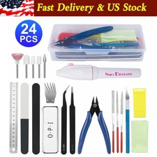 24pcs Basic Modeler Tool Set, Craft Car Model Assembling Building Kit for Gundam