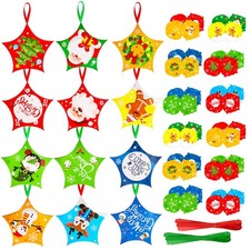 24 PCS Christmas Candy Boxes, 12 Styles Treat Gift Boxes Xmas Candy Paper Boxes