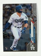 2020 Topps Chrome #148 Gavin Lux Los Angeles Dodgers RC Baseball Rookie Card. rookie card picture