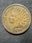 1892 Indian Head Cent Penny - G/VG Condition - Collector Small Cent