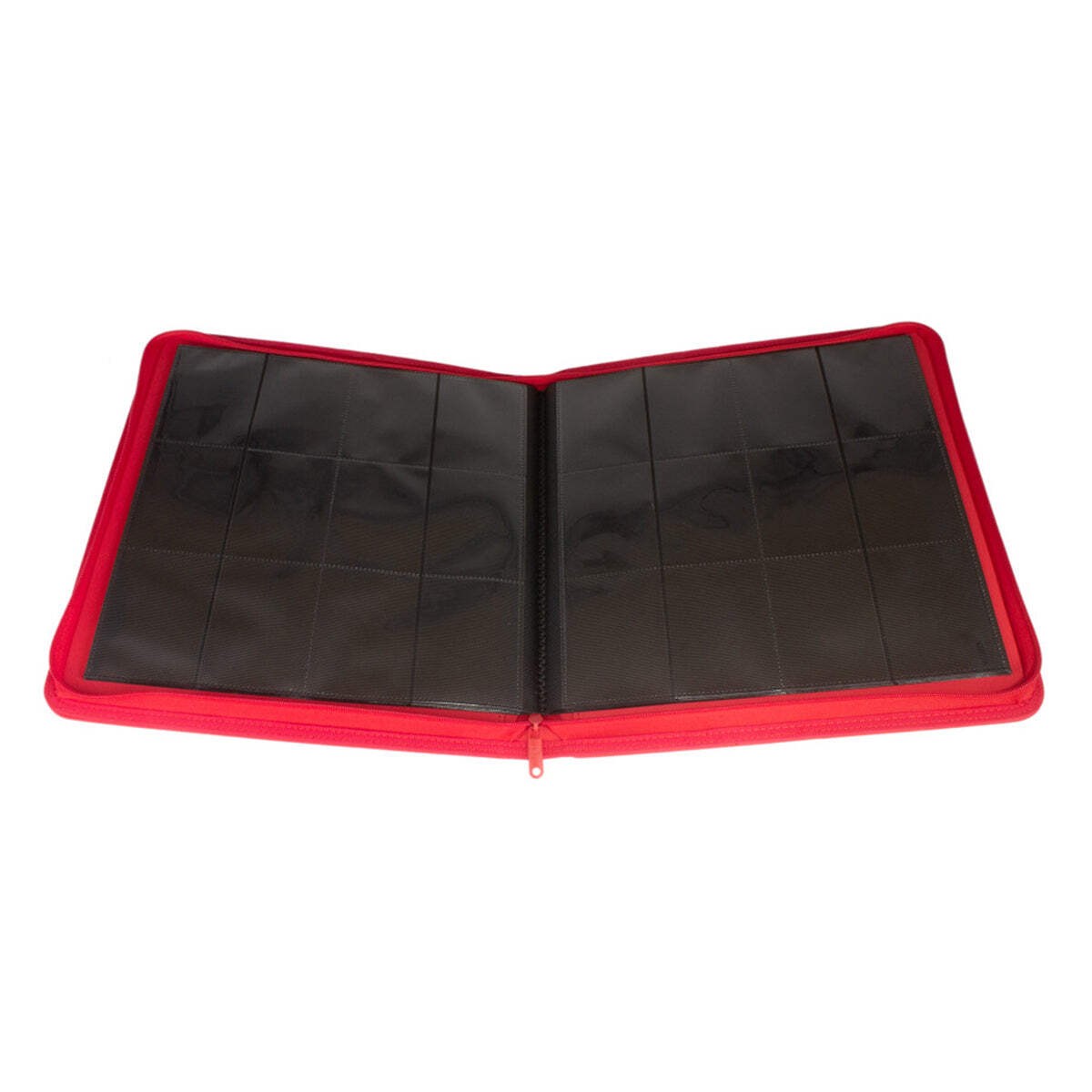 STEALTH 12 Pocket Zip Trading Card Binder - RED — image 3