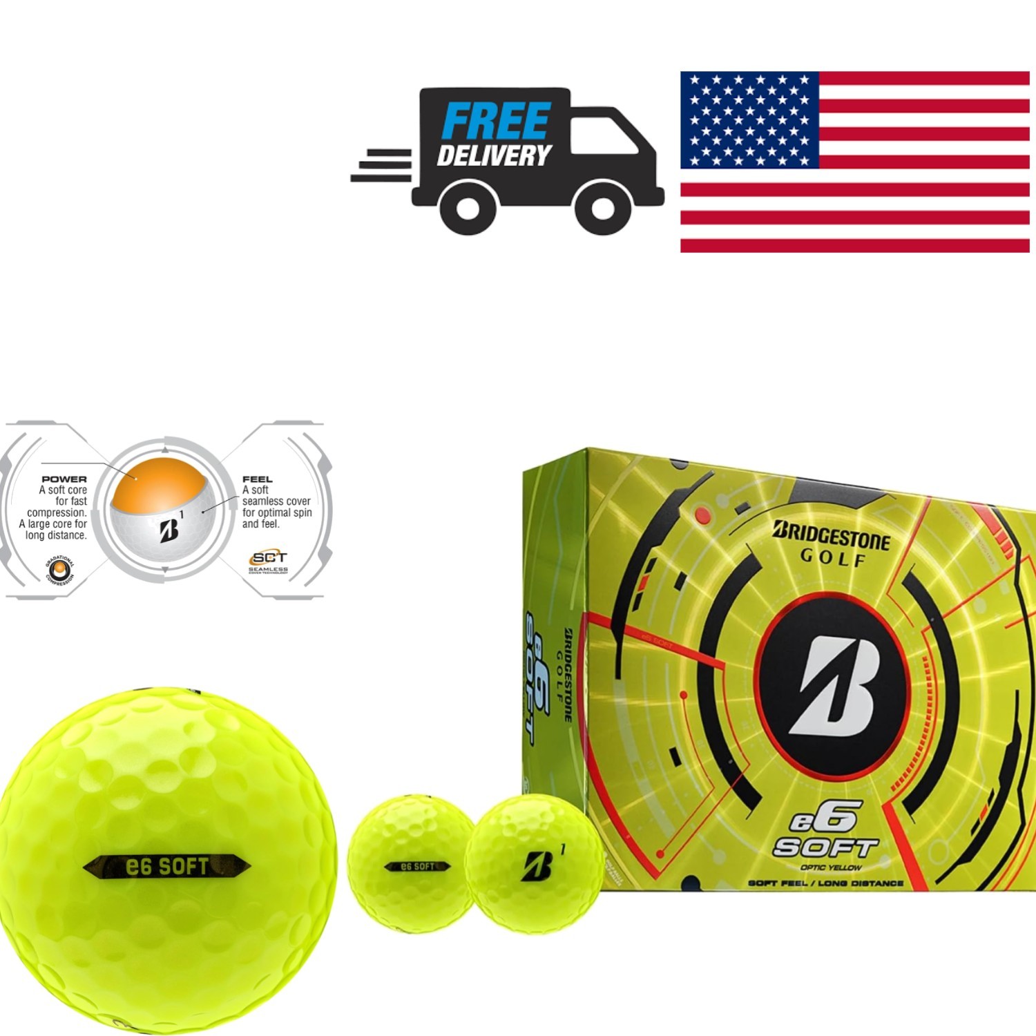 Balls Dozen Pack For Longer Distance And Increased Control