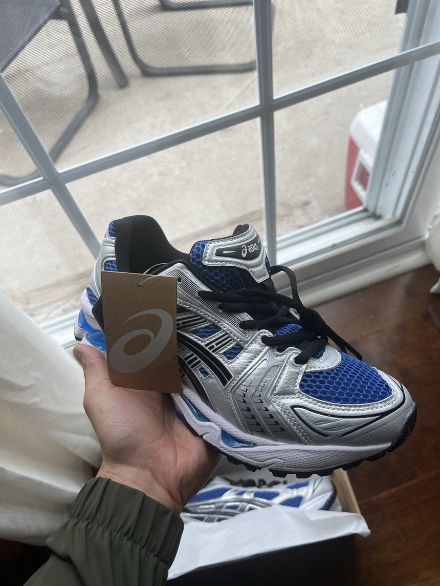 asics gel kayano 14 monaco blue silver | eBay