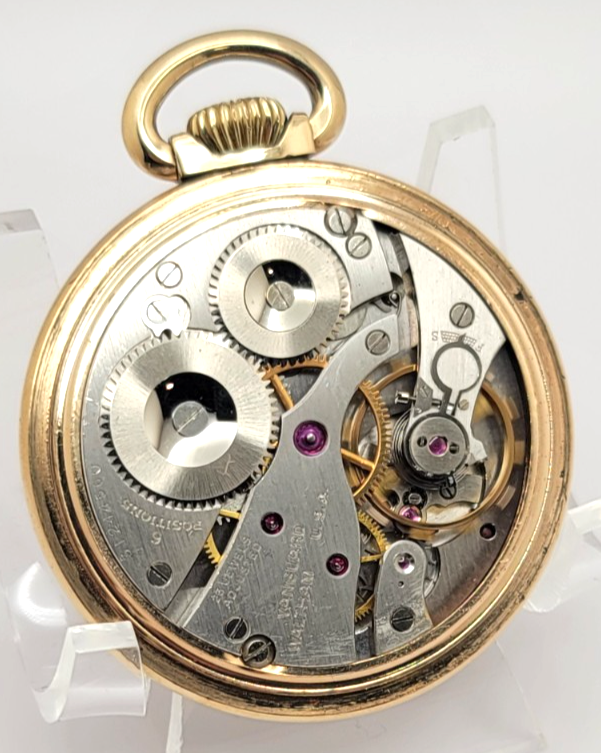 Montre De Poche Waltham Vanguard 16S 23J - Indicateur De Vent 1931 - Occasion Très Bon état - Fonctionnelle