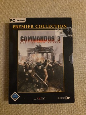 PC Spiel, Commandos 3 - Destination Berlin, 3 Disks, Premiere Collection