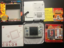 NEO GEO POCKET COLOR Console Clear White Boxed With Manual SNK US SELLER