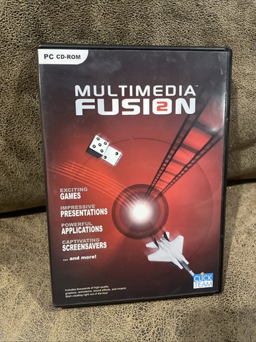 MULTIMEDIA FUSION 2 PC CD ROM GAME SOFTWARE