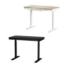 Artiss Electric Standing Desk Dual Motor Sit Stand Desks Table w/Drawer 120CM — image 2