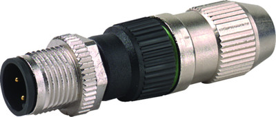 Murr Elektronik - Stecker gerade M12, 4-polig  0° A-kod. Schneidklemmanschluss