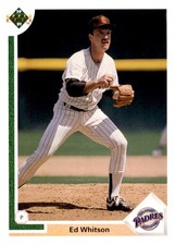 1991 Upper Deck #312 Ed Whitson