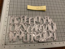 Tonic studios UPPER CASE ALPHABET die set ref11239 **SALE**