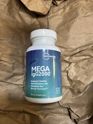 MicroBiome Labs MEGA IgG2000 Dietary Supplement 120 Capsules Immunity Support
