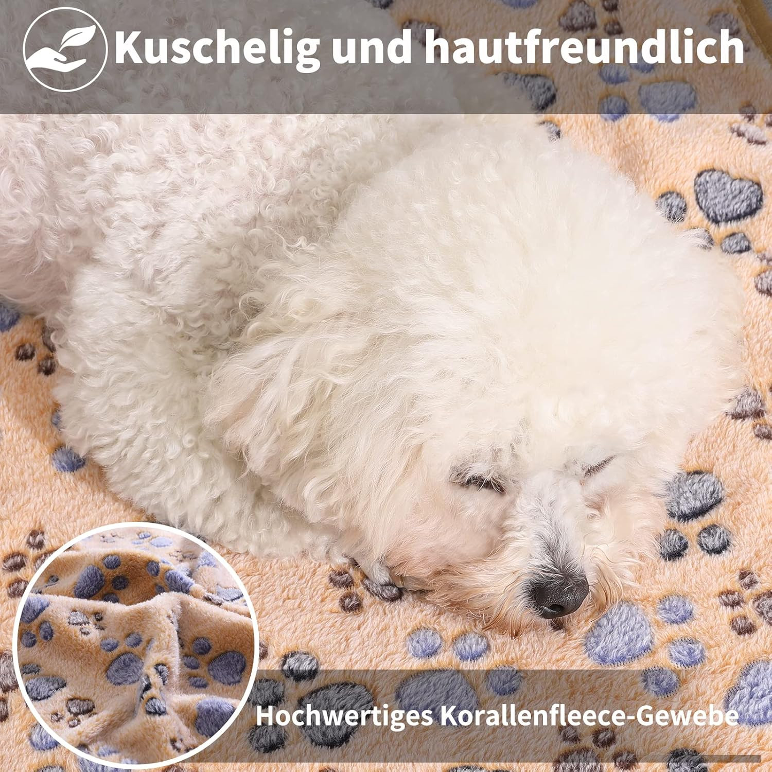 Coperta per Cani e Gatti 3 Pezzi Morbida Lavabile Pile Caldo - Offerta - 4