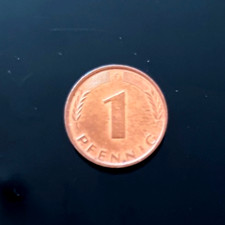 West Germany 1 Pfennig 1976 F UNC Excellent Condition XF Glückspfennig