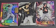 2025 Topps Chrome Black 30 Bryan Reynolds 2021 Genesis GNS-1 Henry Davis Pirates