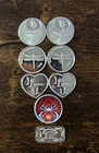 Lot Of (8) Individual .999 Silver Grams (1) Colorized