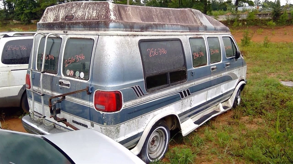 Driver Quarter Glass Rear 109" Wb Privacy Tint Fits 81-94 DODGE 150 VAN 249286 - Image 4 of 4