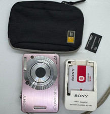 Sony Cyber-Shot DSC-W120/P 7.2MP Compact Digital Camera - Pink