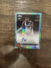 2022-23 Topps Chrome OTE Jayden Williams Aqua & Red Auto Refractor RC SP /99