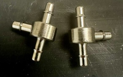 Lot of 25 Tees 1/8'' SINGLE BARB BARBED Fittings 303 STAINLESS  NEW