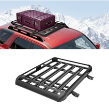 Dachkorb Auto Dachträger Dach Gepäckträger Universal Gepäckkorb Alu Schwarz DHL