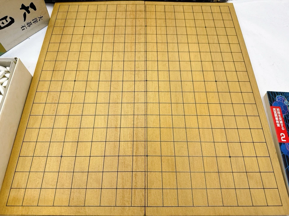 Vintage Nintendo Japanese Go Board Set Goban Stones IGO Game With Book Japan - Image 2 of 4
