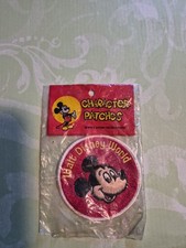 Vintage Walt Disney World Character Patches Mickey Mouse