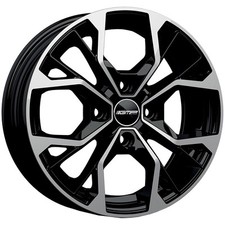 ALUFELGE GMP MATISSE FUR HYUNDAI I20 ACTIVE 7.5X18 4X100 BLACK DIAMOND Z5E