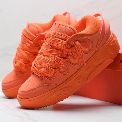 Nike Men's PUMA 1st Round Orange Low Top Lace-Up Athletic Sneaker New Box