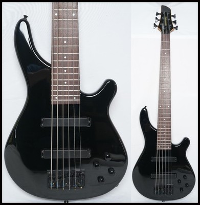 FERNANDES FRB-105 BLACK 6-string bass, 1990s, made in Japan, excellent condition