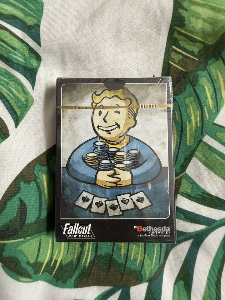 Fallout New Vegas Playing Cards & Poker Chips PROMO 2010 New & Sealed RARE - Image 2 of 4