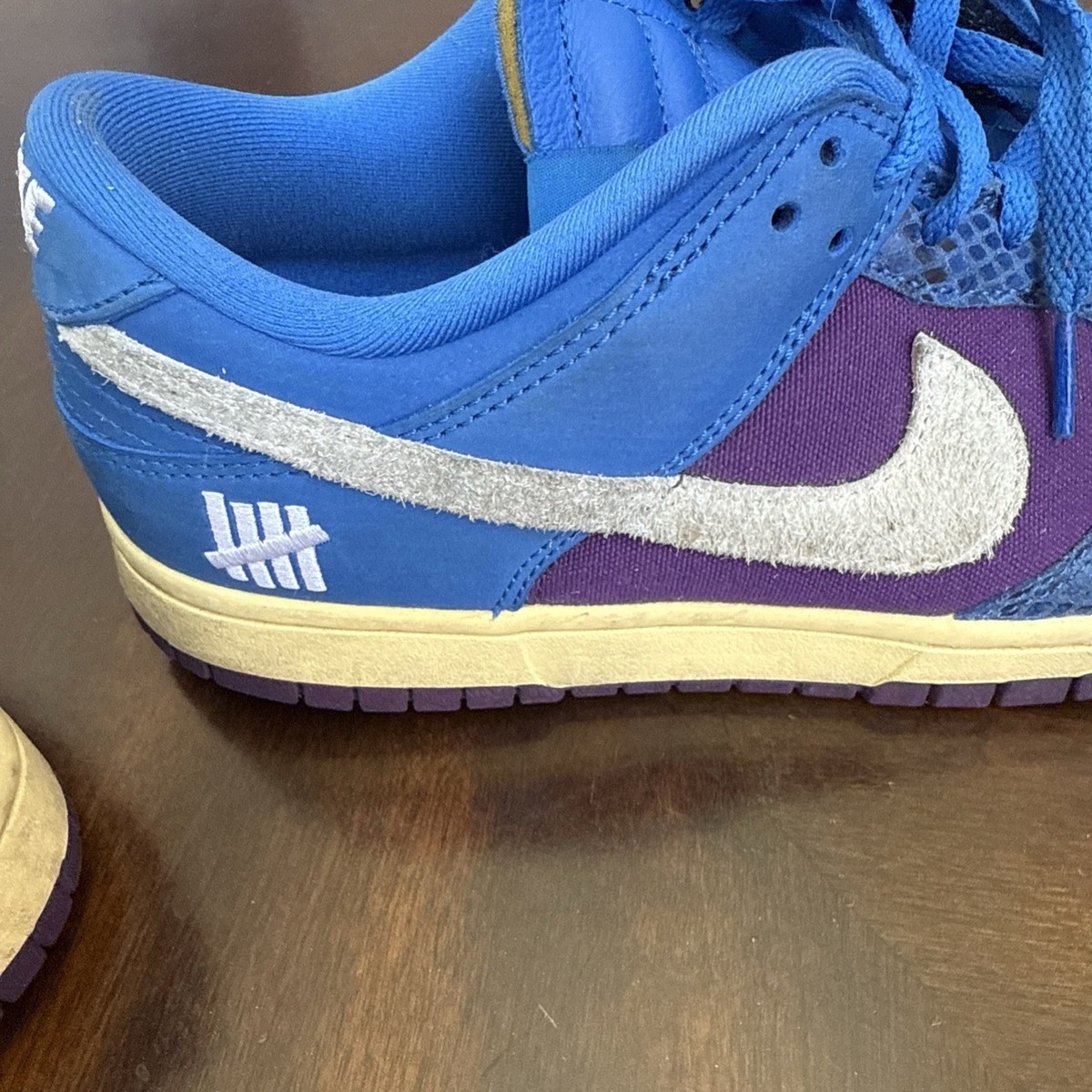 UNDEFEATED dunk 5onit 28cm 美品！ Nike Dunk Low Undefeated 5 On It Dunk Vs AF 1 Size 9 Mens