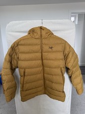 Arc'teryx Thorium AR Down Hoody Jacket Mens Size Large Yellow/Black